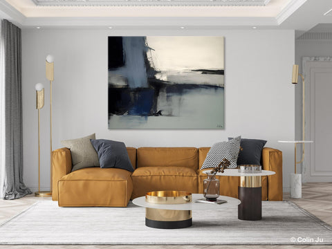 Abstract Painting for Bedroom, Large Original Abstract Art, Contemporary Acrylic Paintings, Abstract Painting on Canvas, Simple Wall Art-artworkcanvas