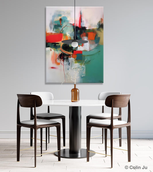Abstract Wall Paintings, Extra Large Paintings for Dining Room, Hand Painted Canvas Art, Original Artowrk, Contemporary Wall Art Paintings-artworkcanvas