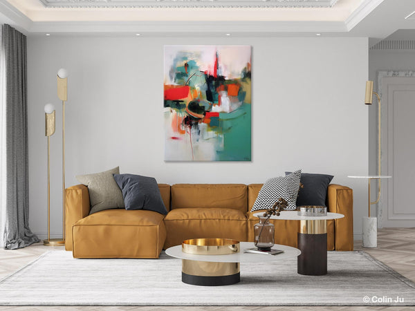 Abstract Wall Paintings, Extra Large Paintings for Dining Room, Hand Painted Canvas Art, Original Artowrk, Contemporary Wall Art Paintings-artworkcanvas