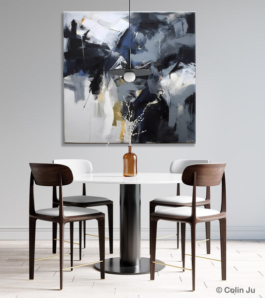 Simple Modern Acrylic Art, Modern Original Abstract Art, Large Abstract Art for Bedroom, Canvas Paintings for Sale, Contemporary Canvas Art-artworkcanvas