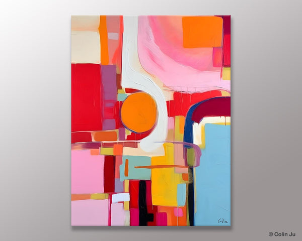 Simple Modern Wall Art, Oversized Contemporary Canvas Art, Original Abstract Paintings, Extra Large Acrylic Painting for Living Room-artworkcanvas