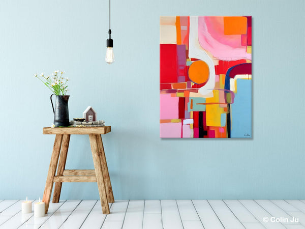 Simple Modern Wall Art, Oversized Contemporary Canvas Art, Original Abstract Paintings, Extra Large Acrylic Painting for Living Room-artworkcanvas