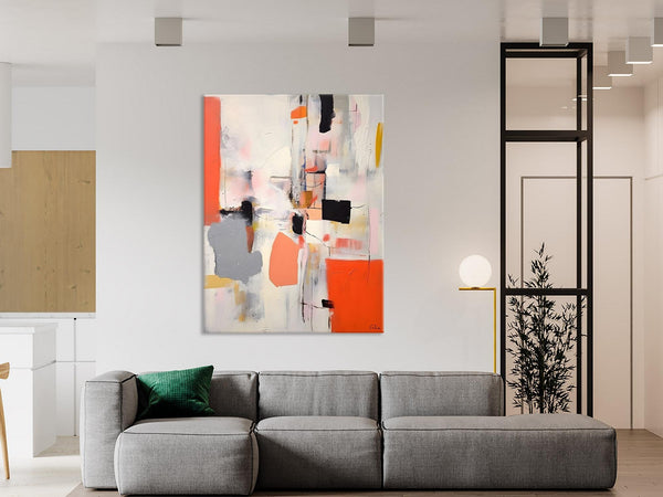 Acrylic Painting on Canvas, Contemporary Painting, Canvas Paintings for Dining Room, Extra Large Modern Wall Art, Original Abstract Painting-artworkcanvas