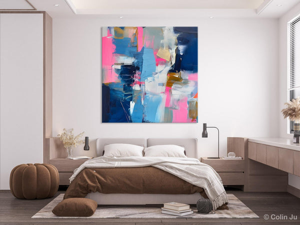 Canvas Art, Original Modern Wall Art, Modern Acrylic Artwork, Modern Canvas Paintings, Contemporary Large Abstract Painting for Dining Room-artworkcanvas