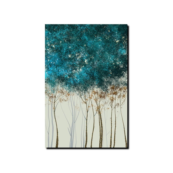 Tree Paintings, Simple Modern Art, Dining Room Wall Art Ideas, Buy Canvas Art Online, Simple Abstract Art, Large Acrylic Painting on Canvas-artworkcanvas