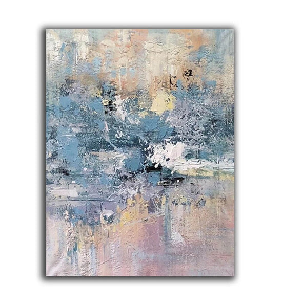 Simple Wall Art Ideas, Heavy Texture Painting, Bedroom Abstract Paintings, Modern Abstract Painting, Large Acrylic Canvas Paintings-artworkcanvas