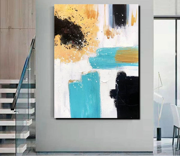 Bedroom Wall Art Paintings, Acrylic Abstract Paintings, Large Painting on Canvas, Buy Abstract Painting Online, Simple Modern Art-artworkcanvas