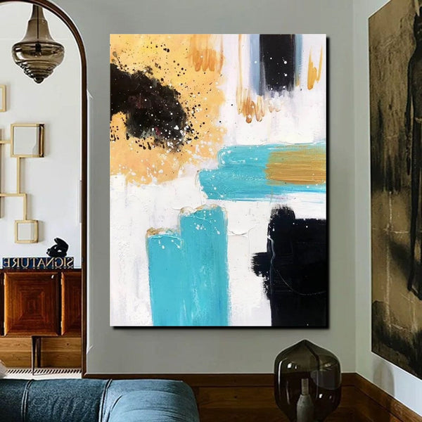 Bedroom Wall Art Paintings, Acrylic Abstract Paintings, Large Painting on Canvas, Buy Abstract Painting Online, Simple Modern Art-artworkcanvas