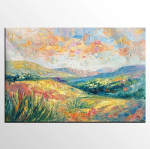 Buyer's Review on the Autumn Mountain Landscape Painting Receive