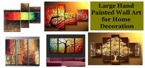 Large Paintings for Sale, Buy Acrylic Paintings Online, Acrylic Painting on Canvas, Extra Large Wall Art Ideas, Modern Wall Art Paintings for Living Room