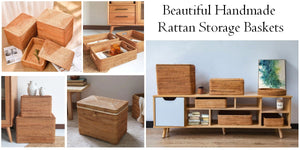 Rectangular Storage Baskets, Storage Baskets for Clothes, Storage Baskets for Shelves, Storage Basket with Lid, Extra Large Storage Baskets