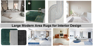 Large Modern Rugs for Living Room, Geometric Modern Rugs, Contemporary Modern Area Rugs for Bedroom, Modern Area Rugs under Dining Room Table, Grey Modern Rugs, Blue Modern Rugs, Modern Rugs for Sale