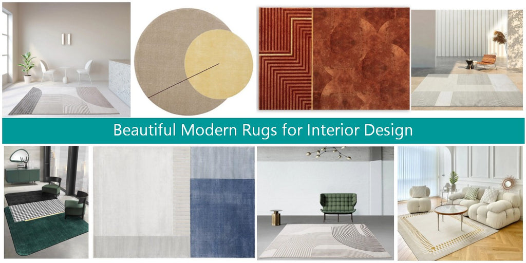 Modern Living Room Rug Ideas, Contemporary Modern Rugs for Bedroom, Large Modern Rugs for Dining Room Table, Geometric Modern Area Rugs, Modern Rugs Texture, Grey Modern Area Rugs