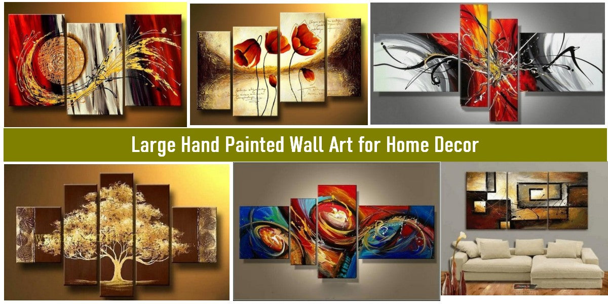 Modern Wall Art Paintings, Large Paintings for Living Room, Abstract C ...