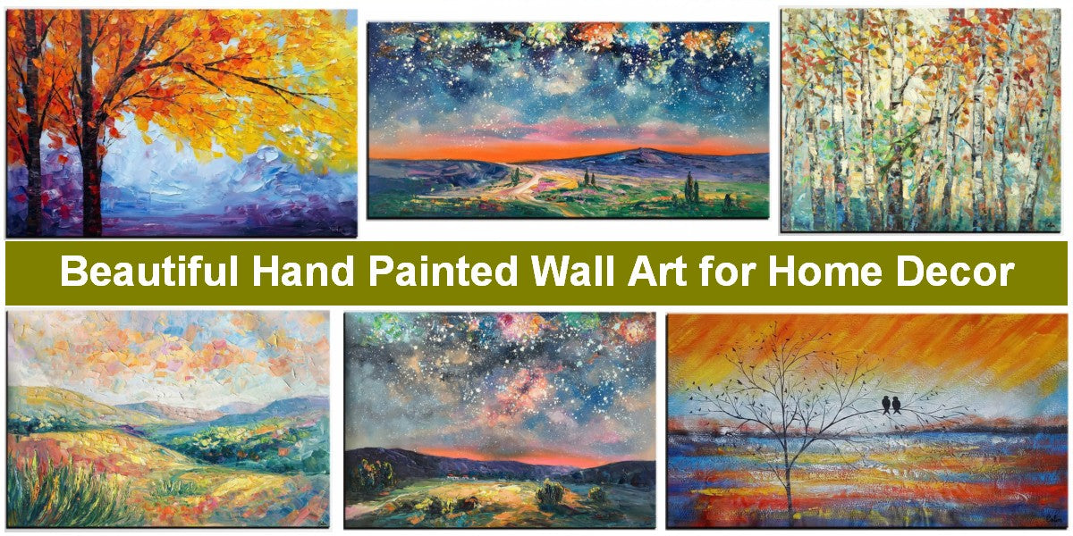 Large Paintings for Living Room, Landscape Paintings for Sale, Extra L