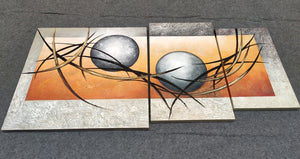 Painting Samples of 3 Piece Canvas Painting, Hand Painted Wall Art, Buy Art Online, Modern Canvas Paintings for Living Room, Bedroom Wall Art Paintings