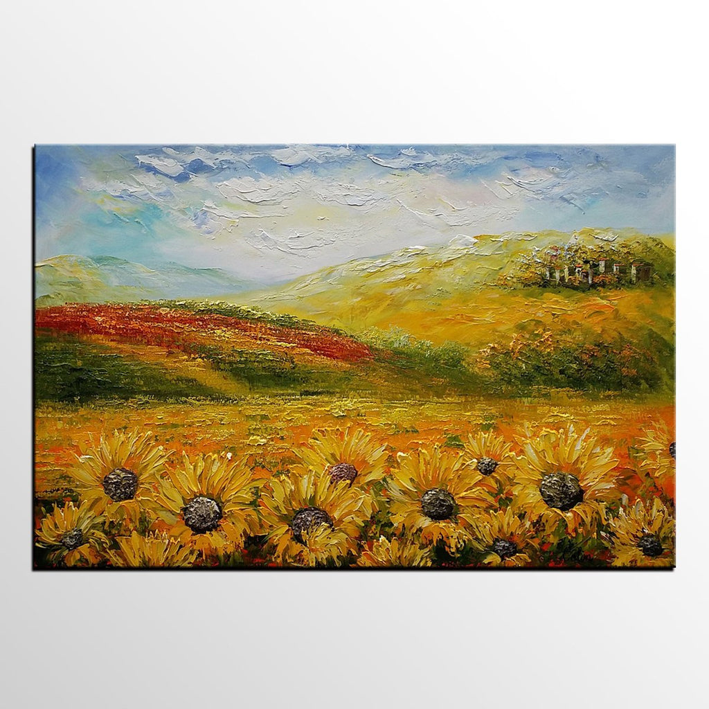 Buyer's Review on the Sunflower Painting Receive