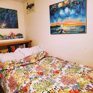Buyer's Reviews on the Starry Night Painting, Hand Painted Oil Painting on Canvas, Heavy Texture Canvas Paintings
