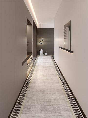 Narrow Long Hallway Runners, Modern Long Hallway Runners, Entryway Runner Rugs, Long Narrow Runner Rugs, Entrance Hallway Runner Carpet-artworkcanvas