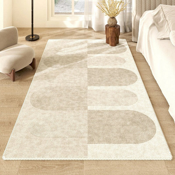 Large Modern Rugs for Living Room, Contemporary Abstract Rugs under Dining Room Table, Mid Century Modern Rugs for Bedroom-artworkcanvas