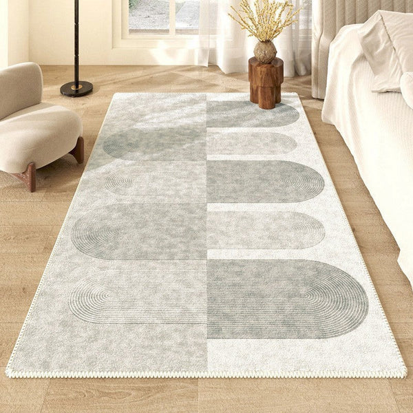 Geometric Modern Rugs for Living Room, Contemporary Abstract Rugs under Dining Room Table, Simple Modern Rugs, Large Modern Rugs for Bedroom-artworkcanvas