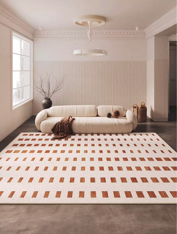 Modern Rug Ideas for Bedroom, Geometric Modern Rug Placement Ideas for Living Room, Contemporary Area Rugs for Dining Room-artworkcanvas