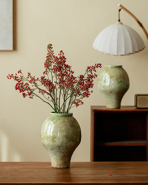 Centerpiece Ceramic Bud Vases, Porcelain Flower Vases, Flower Vases on Table, Handmade Water Holding Flower Vase-artworkcanvas