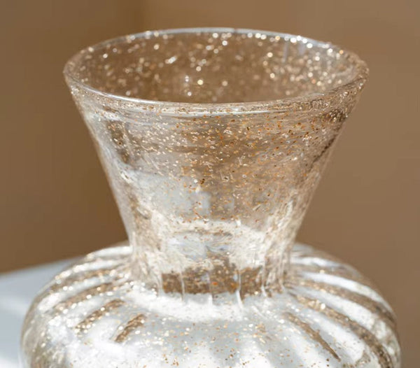 Mid Century Vases for Flowers, Contemporary Glass Vases, Handmade Modern Vases for Living Room, Unique Decorative Glass Vase, Centerpiece Vases on Table-artworkcanvas