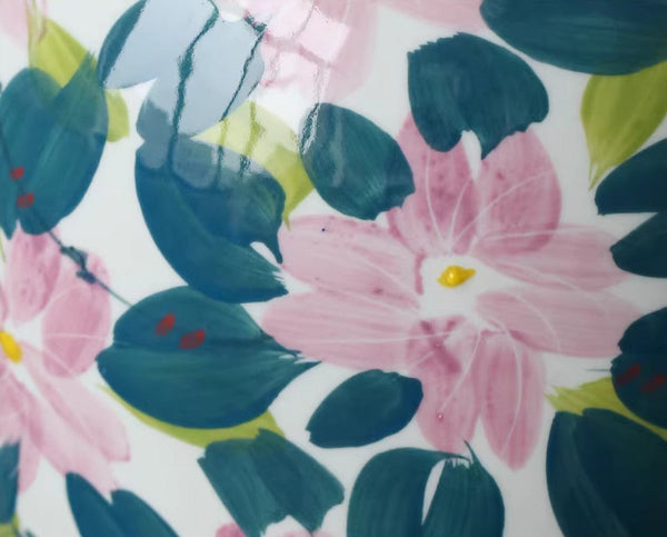 Centerpiece Ceramic Bouquet Vases, Contemporary Vases on Dining Table, Unique Handmade Modern Flower Vase, Large Porcelain Vases for Modern Home Decor-artworkcanvas