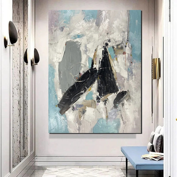 Living Room Wall Painting, Contemporary Wall Painting, Modern Artwork, Large Canvas Painting, Acrylic Painting for Dining Room-artworkcanvas