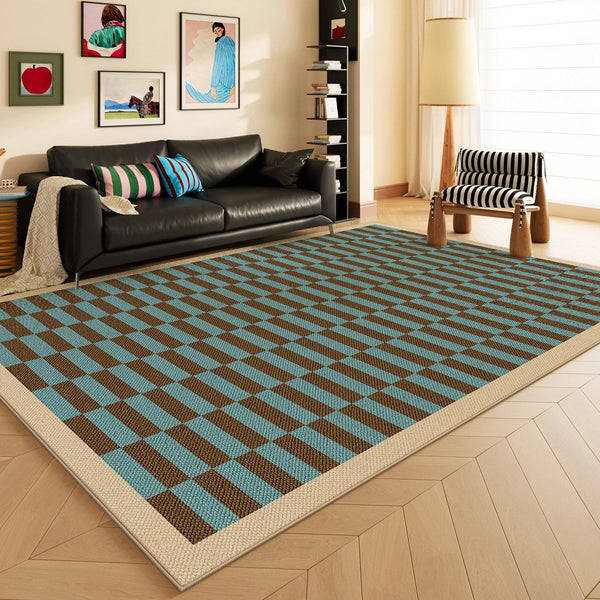 Modern Living Room Rug Ideas, Mid Century Modern Rugs, Colorful Modern Rugs for Dining Room, Geometric Contemporary Area Rugs-artworkcanvas