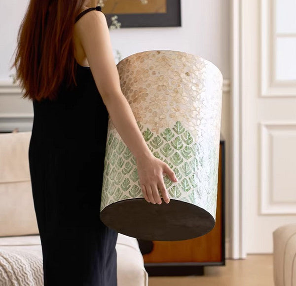 Small End Table, Portable Casual Side Table, Shell Small Sofa Side Table, Modern Side Table, Contemporary Bedside Table, Bedside Small Side Table, Creative Coffee Table, Contemporary Side Table-artworkcanvas