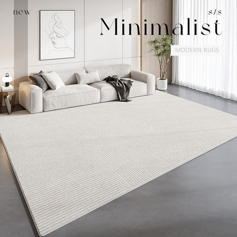 Unique Contemporary Modern Rugs, Large Grey Geometric Carpets, Abstract Modern Rugs for Living Room, Extra Large Modern Rugs under Dining Room Table-artworkcanvas
