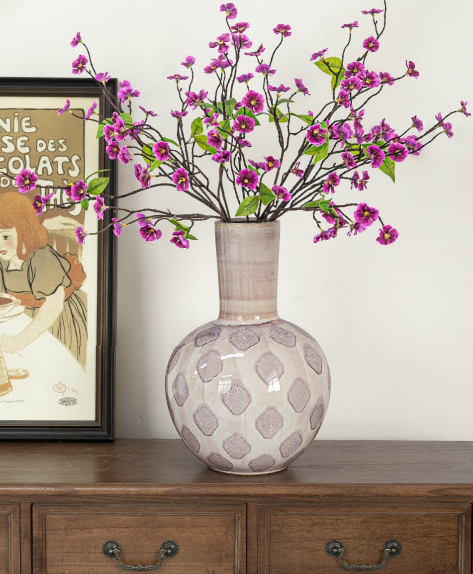 Contemporary Vases For Modern Home Decor, Minimalist Artistic Flower Vessel, Stylish Living Room Accent