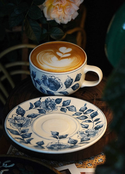 Classic British Tea Cups, Traditional Tea Cup Set, Porcelain Tea Cups, Floral Tea Cup Set, Elegant Tea Cup With Saucer, Ceramic Tea Cup with Saucer, Tea Cup Set, Vintage Tea Cup Set, Modern Ceramic Cups-artworkcanvas