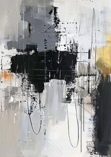 Large Paintings Behind Sofa, Large Painting for Living Room, Acrylic Paintings on Canvas, Heavy Texture Painting, Buy Paintings Online-artworkcanvas
