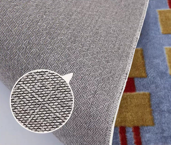 Mid Century Modern Rugs for Living Room, Vintage Area Rugs for Bedroom, Large Contemporary Area Rugs for Dining Room-artworkcanvas