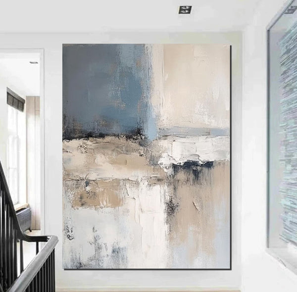 Oversized Wall Art Paintings, Modern Abstract Painting, Hand Painted Acrylic Painting, Extra Large Paintings for Living Room-artworkcanvas