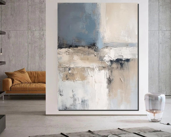 Oversized Wall Art Paintings, Modern Abstract Painting, Hand Painted Acrylic Painting, Extra Large Paintings for Living Room-artworkcanvas