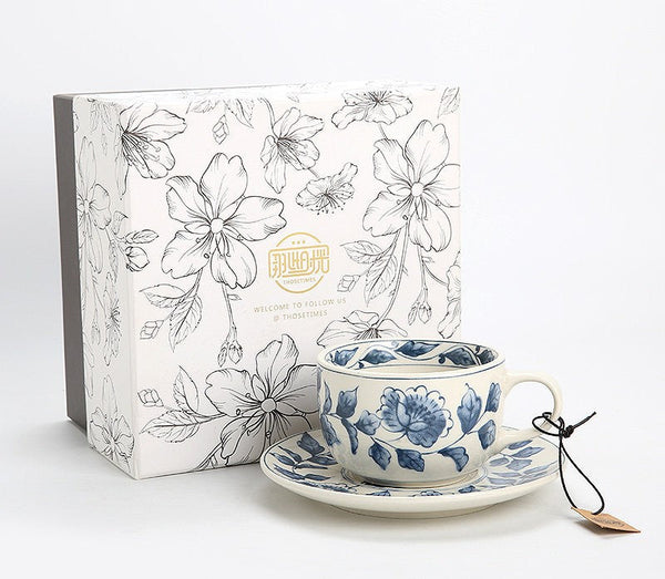 Traditional Tea Cup Set, Porcelain Tea Cups, Floral Tea Cup Set, Classic British Tea Cups, Elegant Tea Cup With Saucer, Ceramic Tea Cup with Saucer, Tea Cup Set, Vintage Tea Cup Set, Modern Ceramic Cups-artworkcanvas