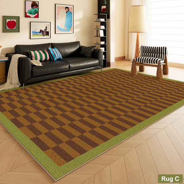 Modern Living Room Rug Ideas, Mid Century Modern Rugs, Colorful Modern Rugs for Dining Room, Geometric Contemporary Area Rugs-artworkcanvas