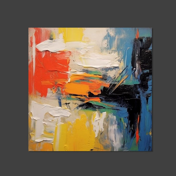 Extra Large Wall Art Paintings, Acrylic Painting for Dining Room, Modern Contemporary Abstract Artwork, Palette Knife Painting, Heavy Texutre Wall Art-artworkcanvas