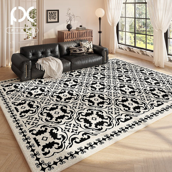 Large Modern Rugs for Living Room, Modern Rugs under Dining Room Table, Modern Carpets for Bedroom, French Style Modern Rugs Next to Bed-artworkcanvas