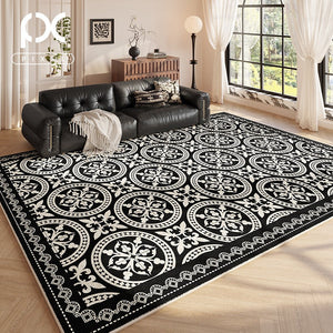 Modern Rugs under Dining Room Table, French Style Modern Rugs Next to Bed, Modern Carpets for Bedroom, Large Modern Rugs for Living Room-artworkcanvas