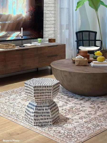 Contemporary Bedside Table, Small End Table, Modern Side Table, Bedside Small Side Table, Shell Small Sofa Side Table, Portable Casual Side Table, Creative Coffee Table, Contemporary Side Table-artworkcanvas