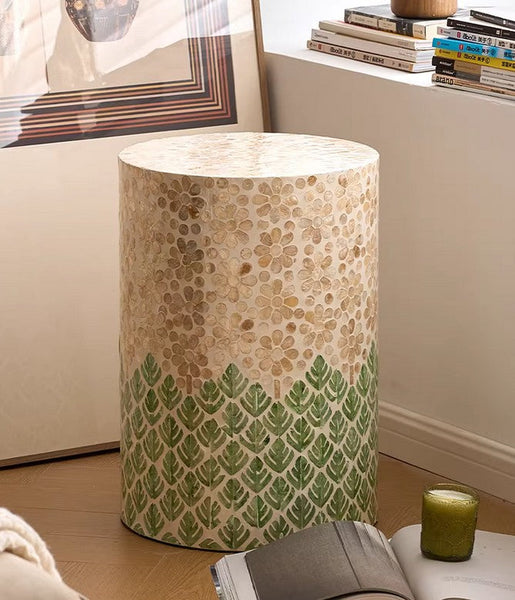 Creative Coffee Table, Contemporary Side Table, Small End Table, Portable Casual Side Table, Shell Small Sofa Side Table, Modern Side Table, Contemporary Bedside Table, Bedside Small Side Table-artworkcanvas