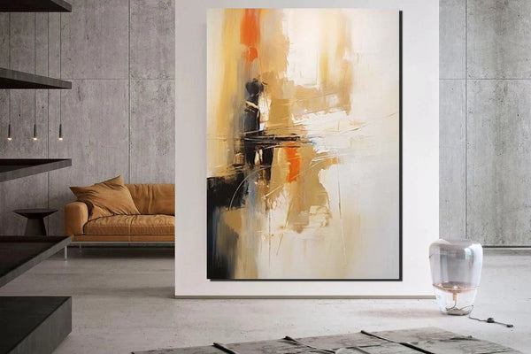 Dining Room Wall Art Paintings, Simple Modern Art, Wall Art Paintings, Buy Paintings Online, Simple Abstract Painting, Large Paintings for Bedroom-artworkcanvas
