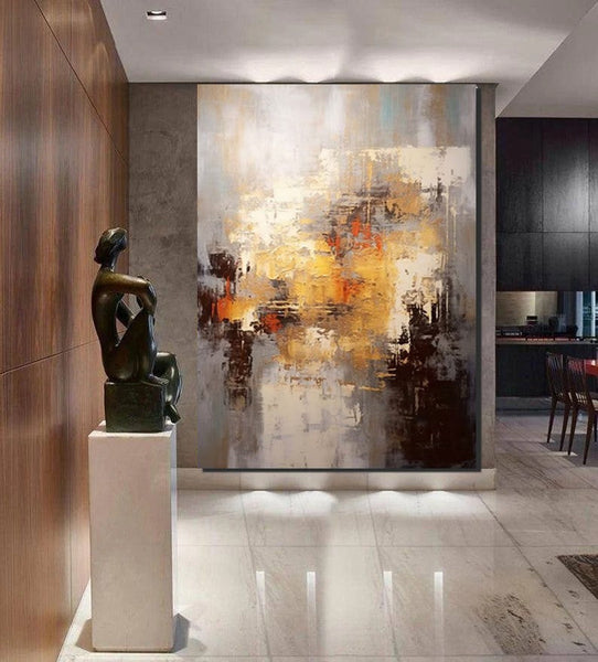 Simple Modern Art, Wall Art Paintings, Buy Paintings Online, Simple Abstract Painting, Large Paintings for Bedroom, Bedroom Wall Art Paintings