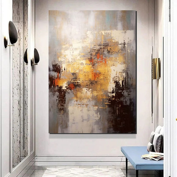 Simple Modern Art, Wall Art Paintings, Buy Paintings Online, Simple Abstract Painting, Large Paintings for Bedroom, Bedroom Wall Art Paintings