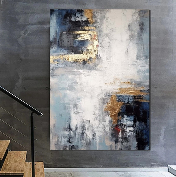 Simple Wall Art Ideas, Large Acrylic Canvas Paintings, Heavy Texture Painting, Bedroom Abstract Paintings, Modern Abstract Painting